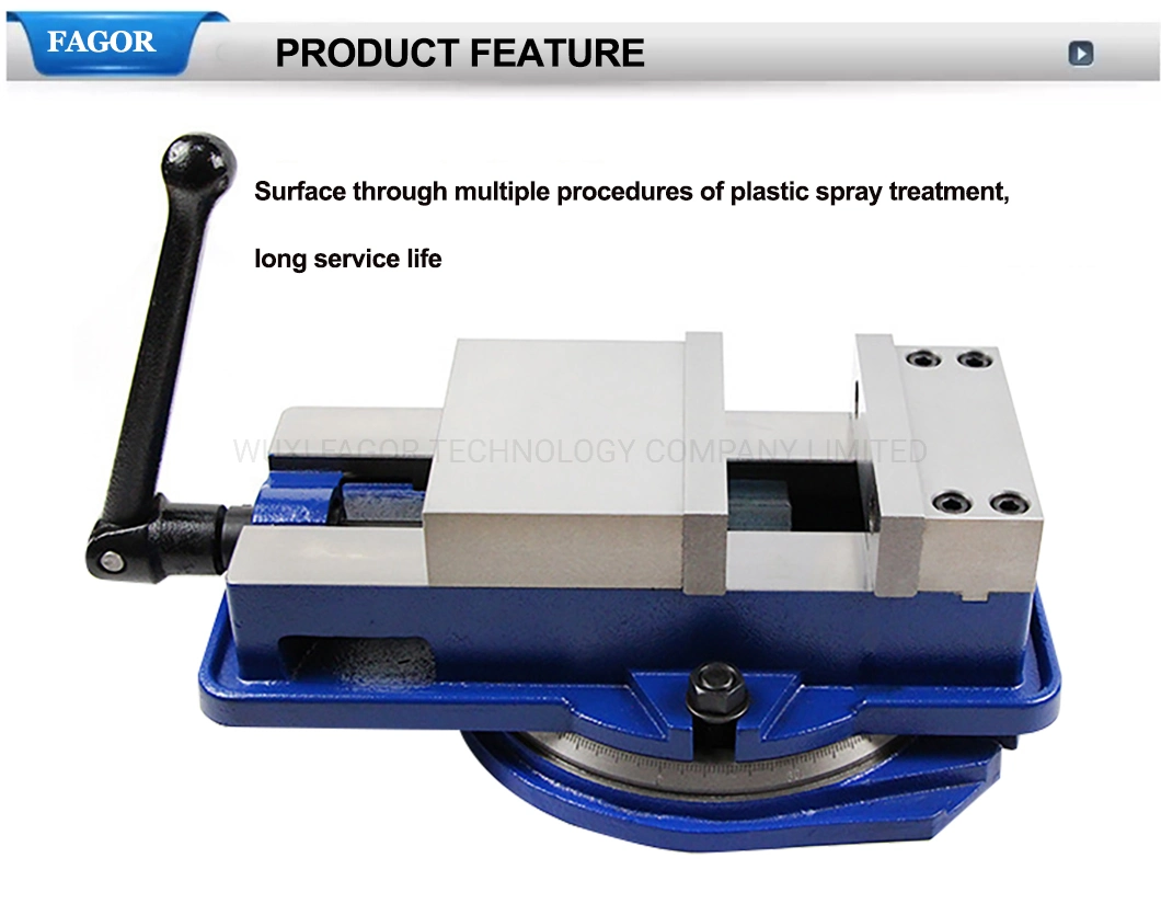 Ht250 Precision 360 Degrees Angle Fixed Milling Machining Bench Vise