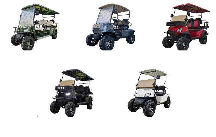 Electric with for Dump Bed Seater Carts Push Bags 6seat Verified Wheels &amp; Tires Tow Bars Body Kit Gasoline Mobile Tap Golf Cart
