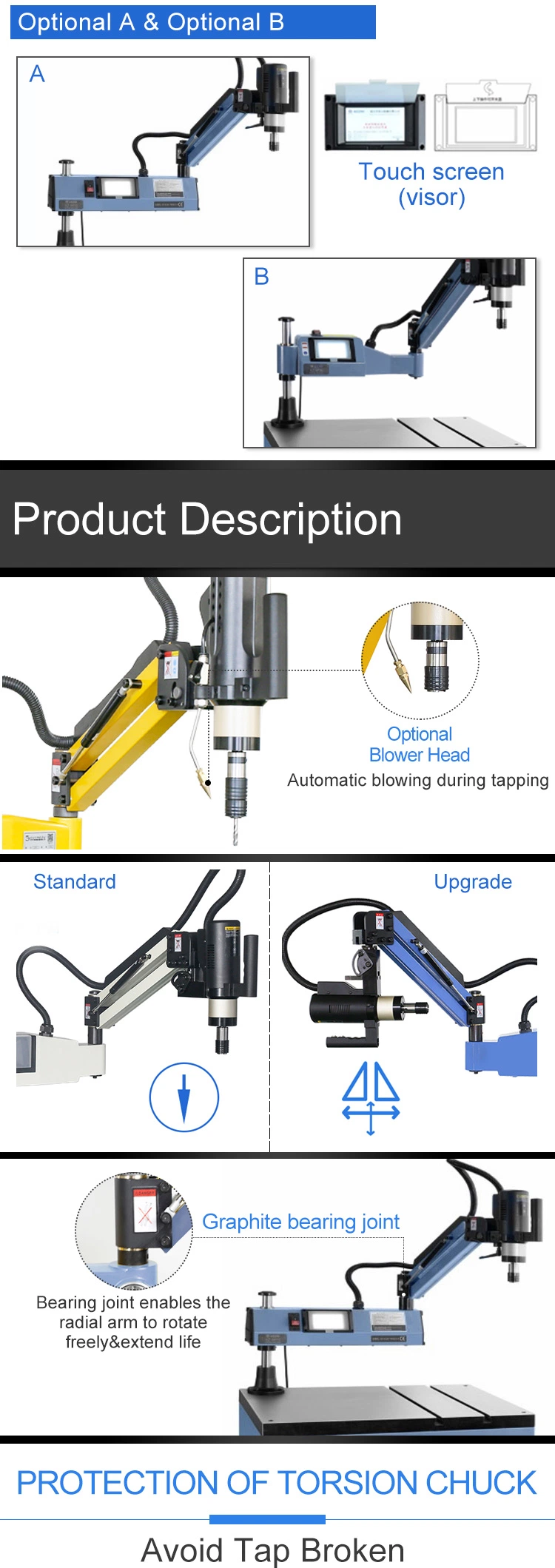 Manufacturer Moving Workbench Three Arms Supply Self-Tapping Screw Machine