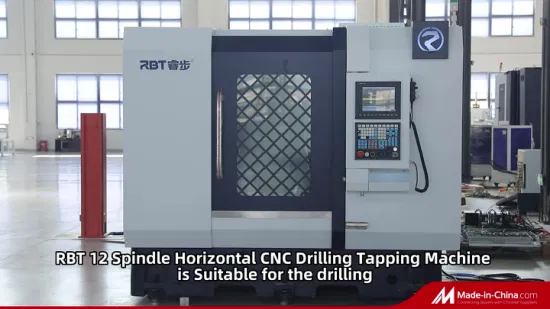 12 Spindles Horizontal CNC Drilling Tapping Machining Machine for Faucets Taps Mixers Production